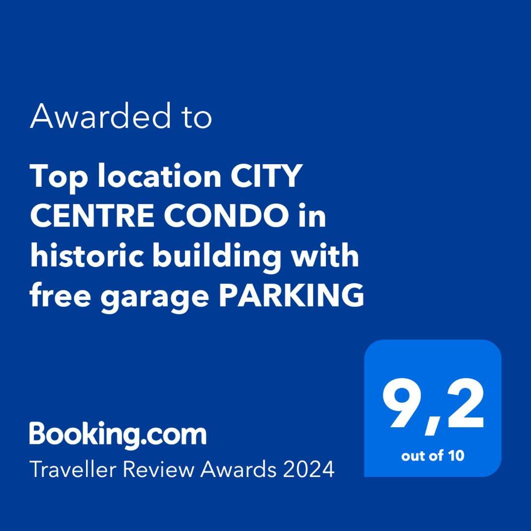 Top Location City Centre Condo In Historic Building With Free Garage Parking Ljubljana Exterior foto